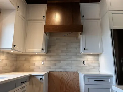 Brick Pattern Kitchen Backsplash 1