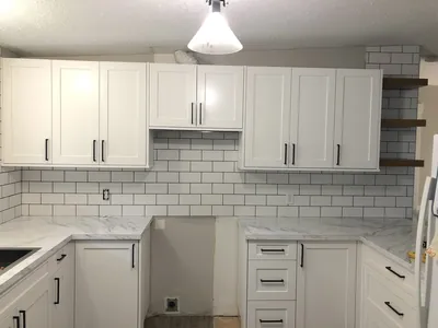 White Subway w/ Black Grout 1