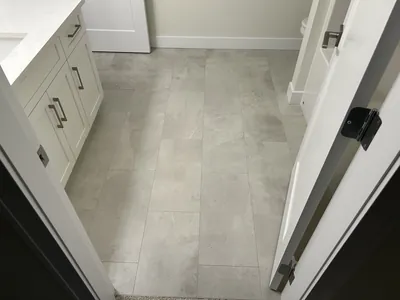 Large Format Floor Tile Installation 2