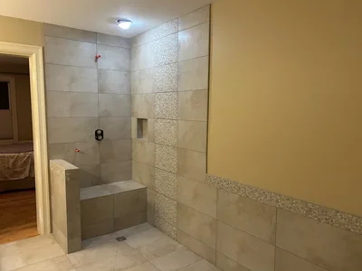 Custom tile shower Installation